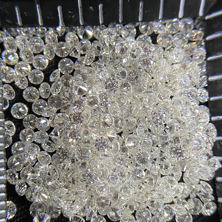 Cazy 0.8mm 1mm 2mm 2.5mm 2.9mm DEF White Loose Moissanite Price Per Carat Moissanite Melee Stones