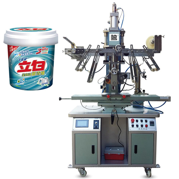 Hot selling PLC heat transfer bottle machine round heat transfer machine for buckets thermal transfer machine for plastic bucket