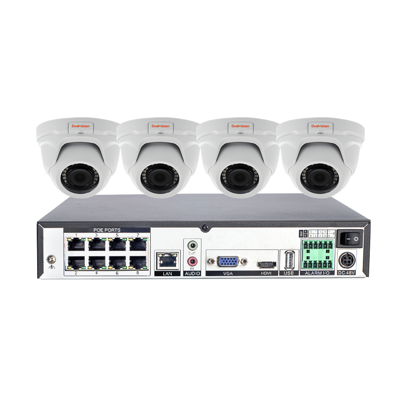 3 Мп 5 Мп 8 МП 4 канала 8 каналов HD наружный IP66 водонепроницаемый комплект домашнего видеорегистратора POE IP система видеонаблюдения