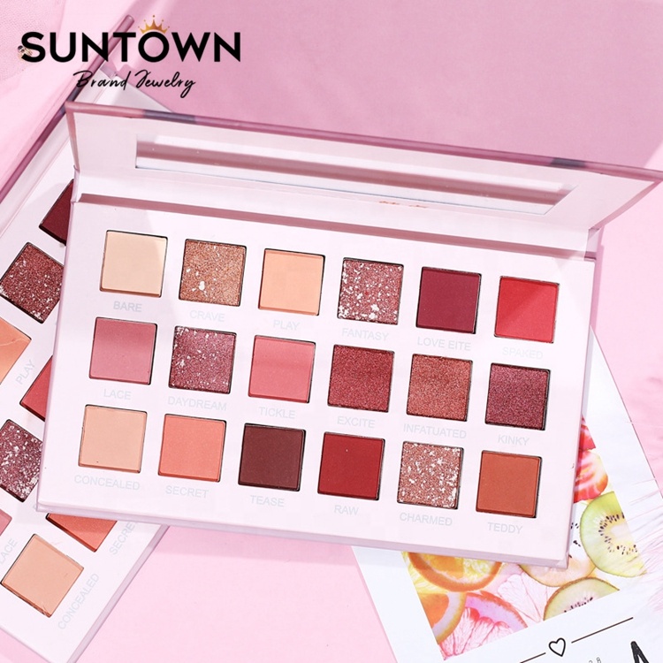 Make Up поддоны тени для век 18 видов цветов красоты глазури телесного цвета Тени для век Palett бесплатный образец макияжа; Макияж тренд 2020 палета sombr