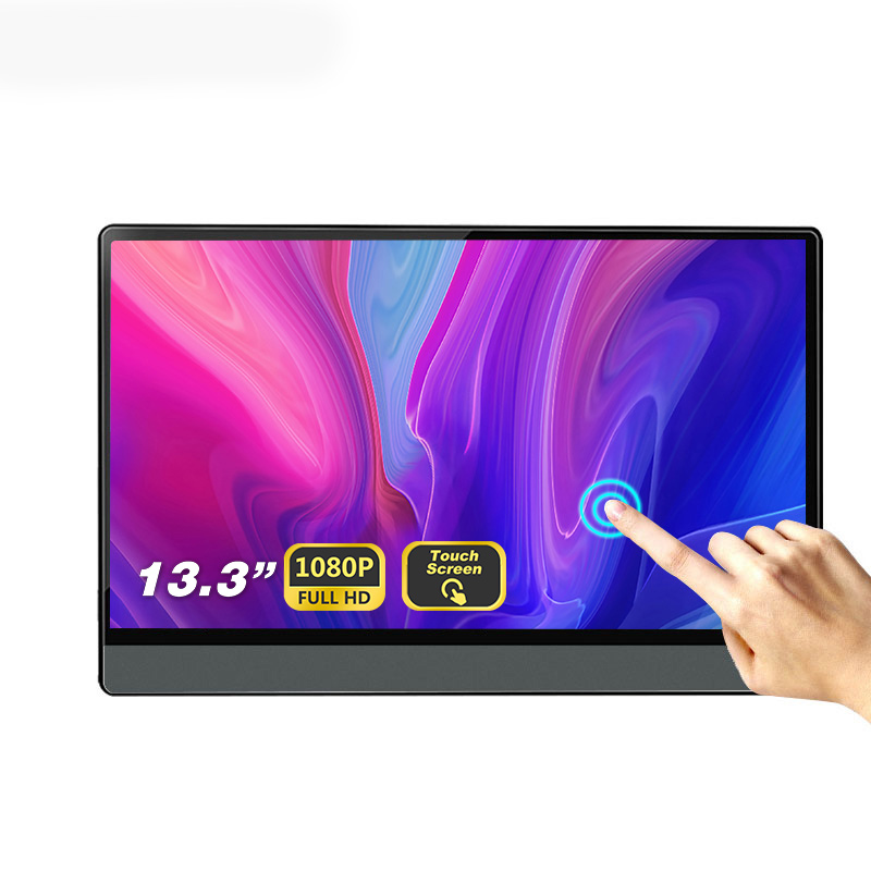 13,3 дюймовый портативный монитор 1080P IPS hd экран IPS защита глаз USB 3,0 с сенсорным экраном для ноутбука, пк, телефона, консоли