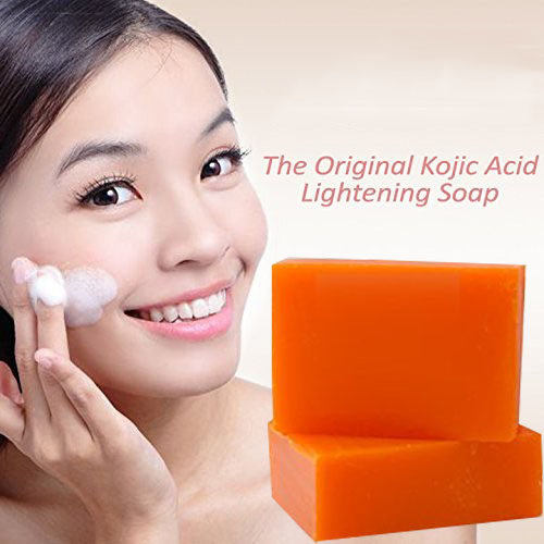 Мыло ручной работы с лимоном Kojie San Kojic кислотой, естественное Отбеливающее мыло для тела, мыло для ванны Bano Jabon De sino Tocador