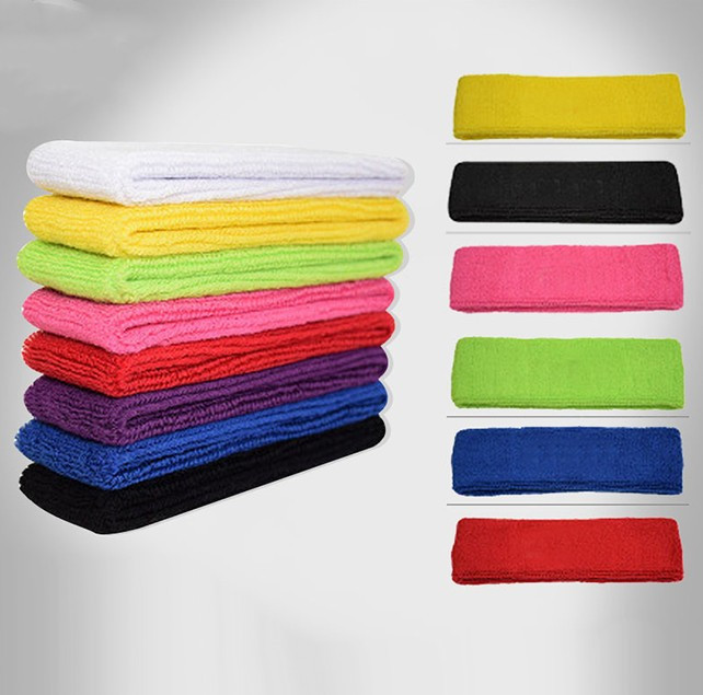 Amazon Running Football Breathable Cotton Yarn Sweat Absorption Custom Sweat Bands Headband