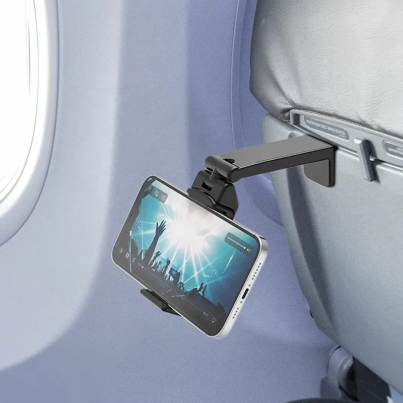 Hot selling phone accessories 2023 travel phone holder stand mount for airplane train other mobile phone accessories