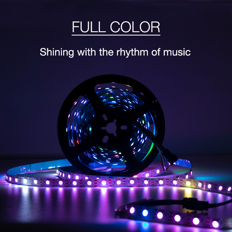 High Brightness 60leds/m addressable rgb led strip ws2812b 60
