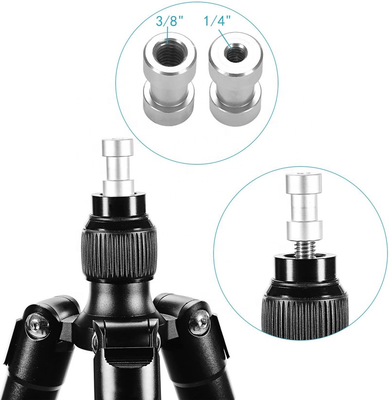 Aipaxal стандарт нержавеющая сталь 1/4 дюйма Женский до 3/8 дюйма женский резьбовой штатив для камеры винты для DSLR аксессуары