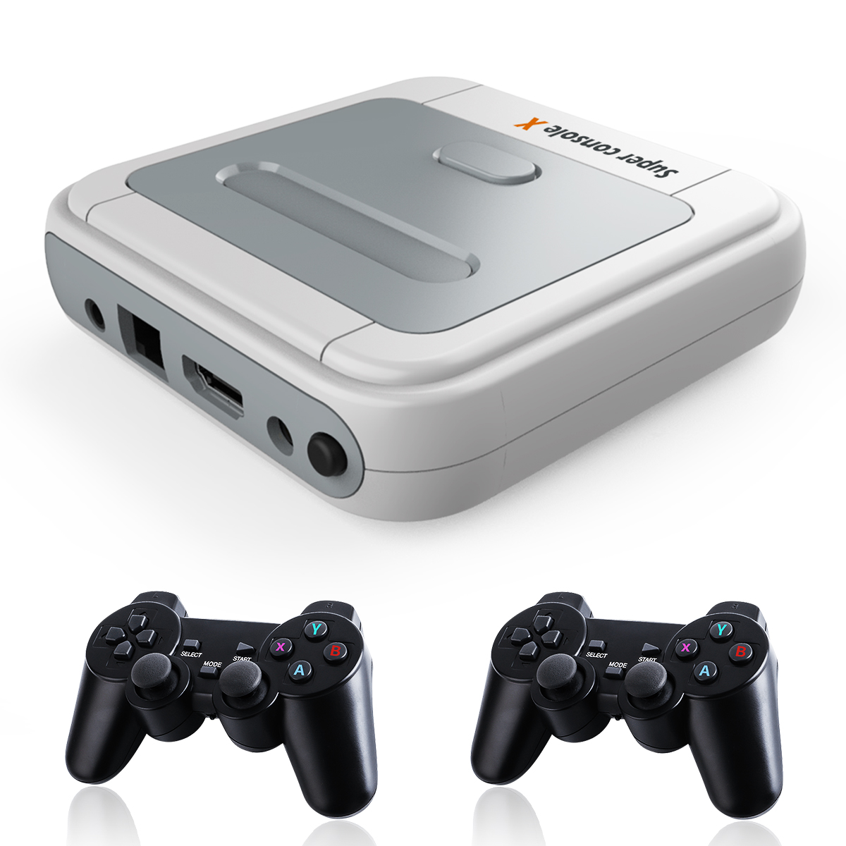 Upgrad 80 + Эмулятор 30000 + Game Amlogic S905X WiFi 4K HD супер консоль X Pro Ретро Мини ТВ приставка игровой плеер для PS1/N64/DC