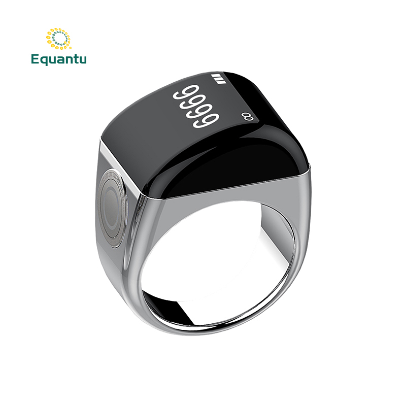Умный тасбих-счетчик для мусульман Zikr Ring, цифровой тасбих 5, молитва, время, вибрация, напоминание, Водонепроницаемый умный счетчик-кольцо