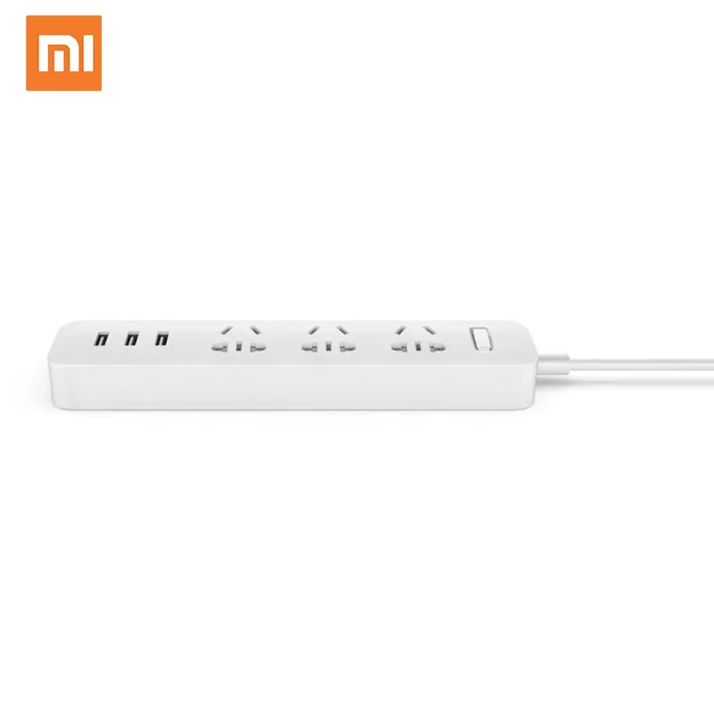 Оригинал Сяо Mi мощность полосы 3 порты USB мощность Plug Мощность конвертер адаптер Smart USB разъем