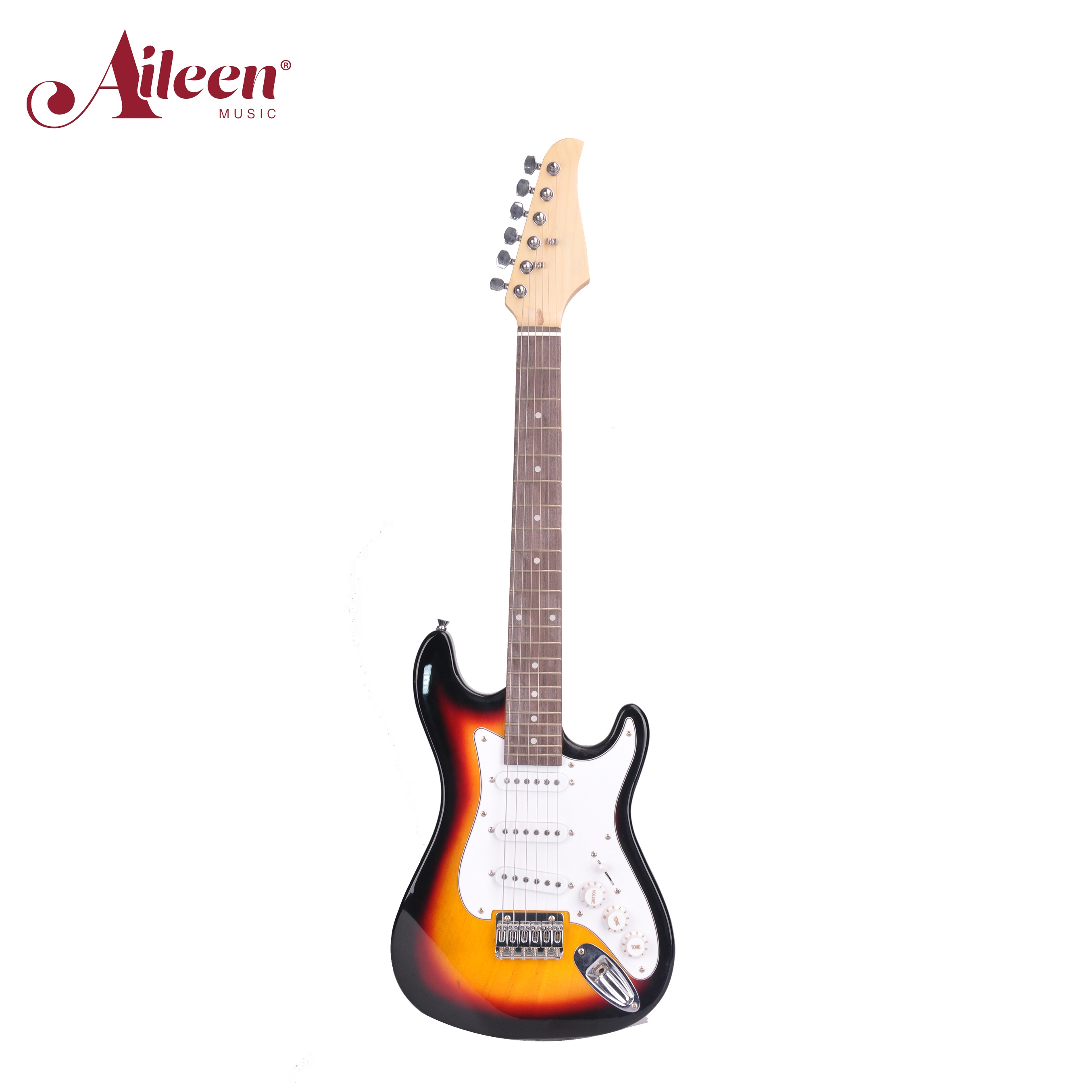 AileenMusic OEM изготовленная на заказ полноразмерная электрическая гитара для детей, студентов, взрослых гитара (EGS111-36)
