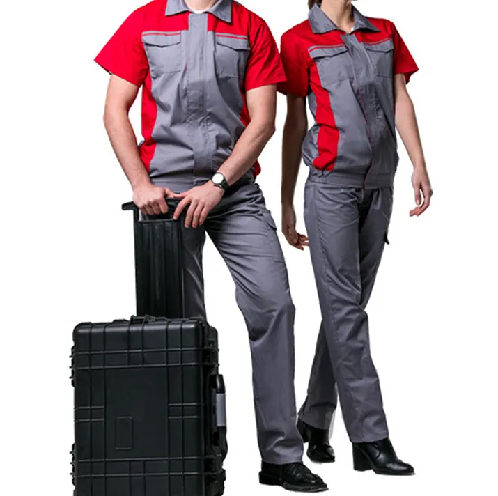 Professional Stylish Mechanic Uniforms Technician Electrician Workwear Shirts and Pants