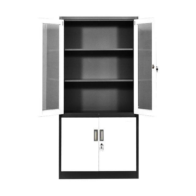 Office filing cabinet large capacity cabinet glass door cabinet