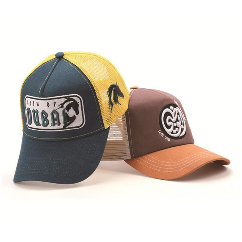 Custom Dubai Cotton Trucker Hat с Embroidery Logo