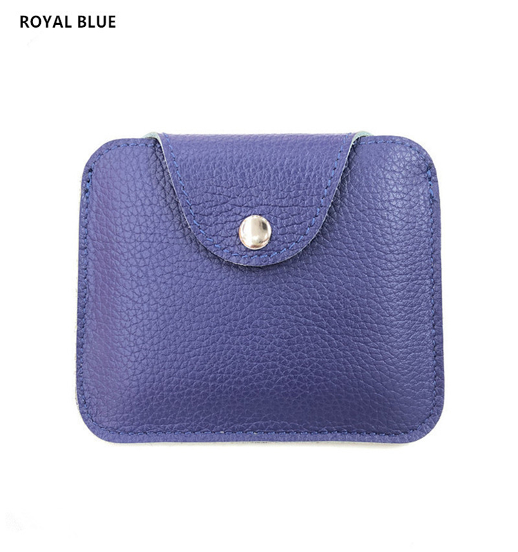 New arrival slim style vaccination genuine leather ID Card holder money clip