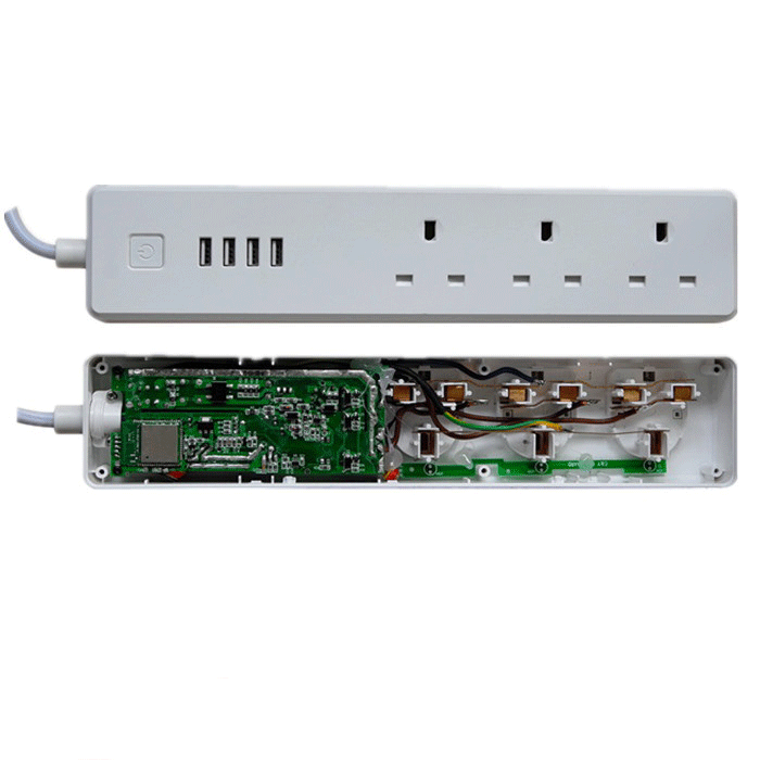 FRANKEVER CE FCC работает с Amazon Alexa Wifi Power Strip