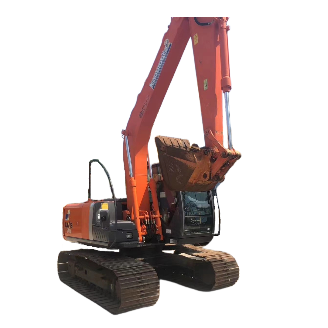 Бывший в употреблении гидравлический гусеничный экскаватор HITACHI ZX110, японская оригинальная машина