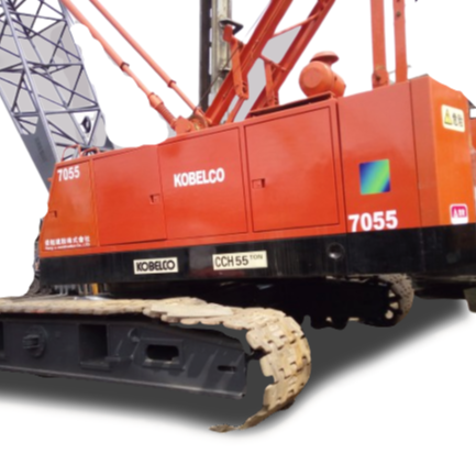 Б/у кран kobelco 7055, сделано в Японии, 55 тонн, б/у, хороший сетчатый кран