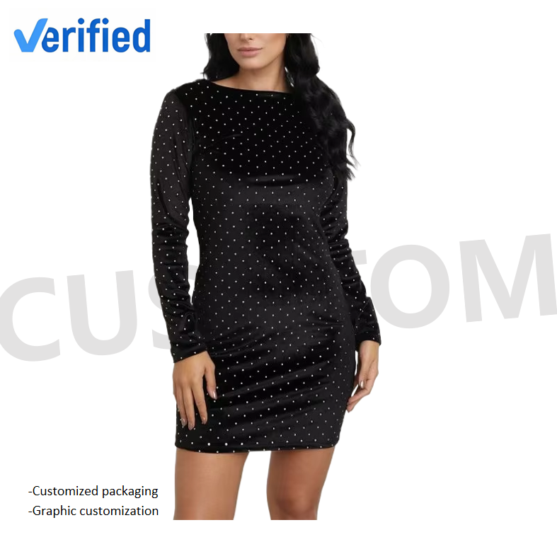 Women's Fashion Summer Dresses Dot Pattern Washable Spandex Casual Elegant dresses