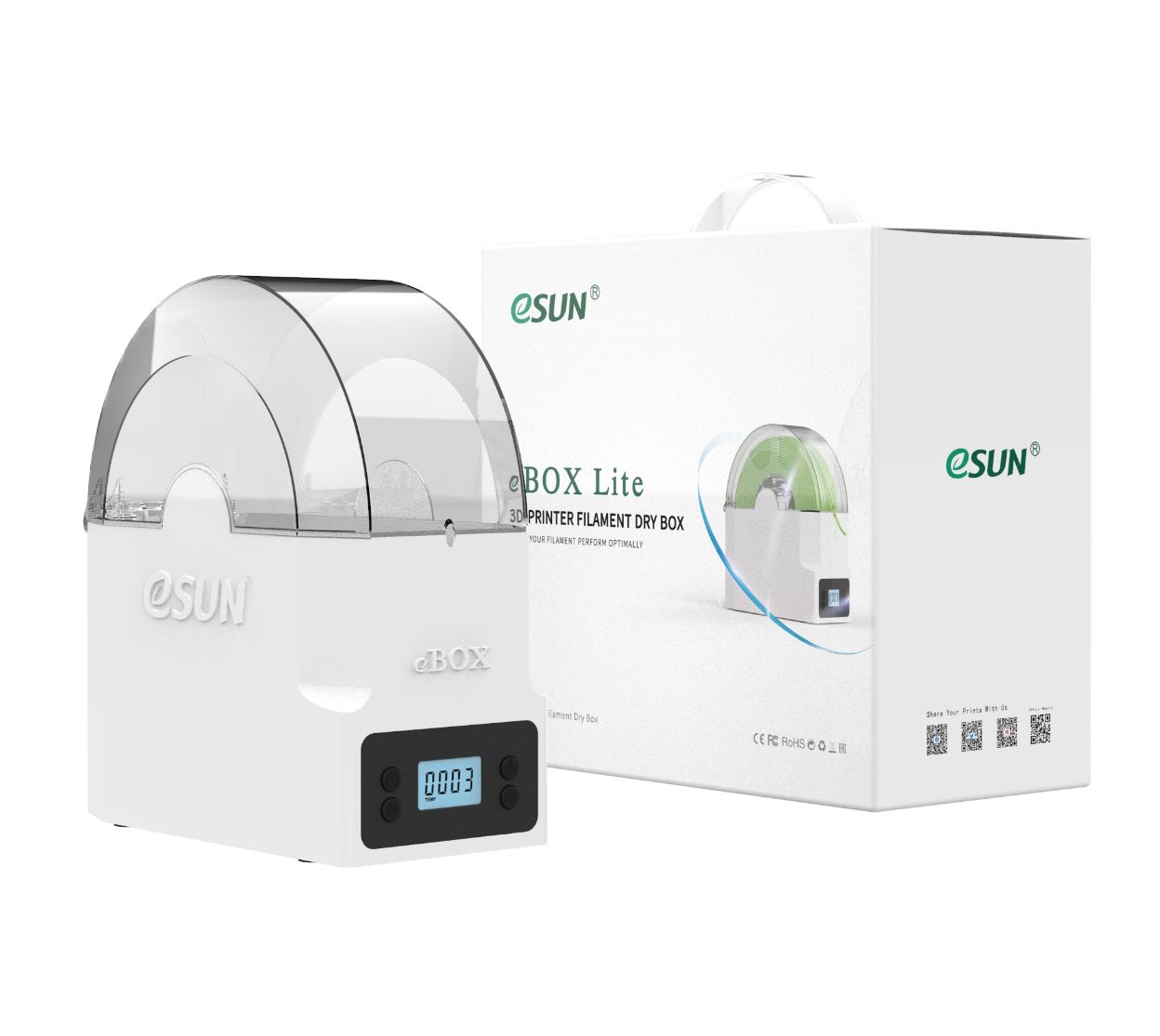 Сушилка для наполнителя eSUN eBOX Lite, 3D принтер для сушки нити, контейнер для хранения