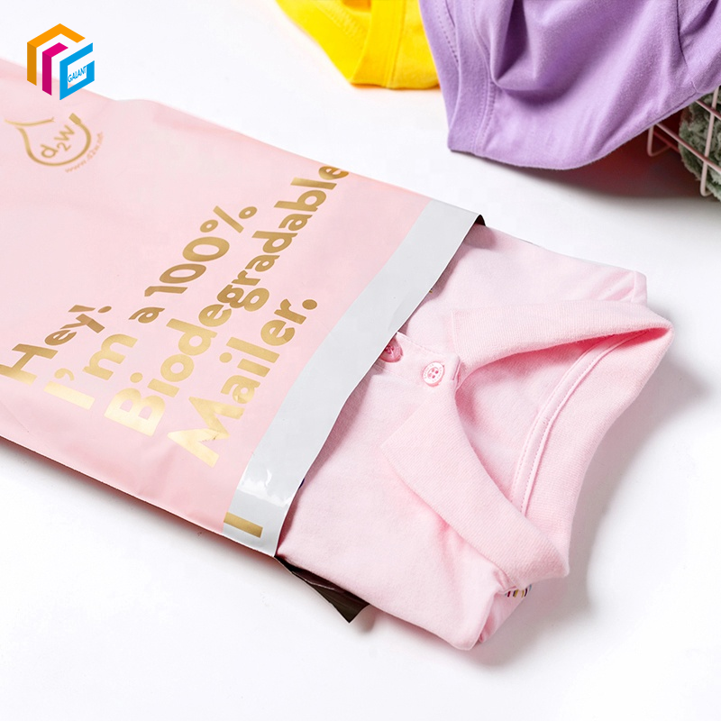 Custom print poly mailer bag eco-friendly compostable mailers large bags for clothes wrapping