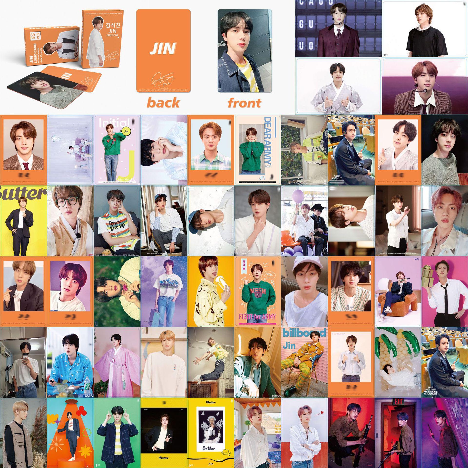 Оптовая продажа Kpop Idol Lomo Card Bangtan Boys 55 шт./компл. фото Card