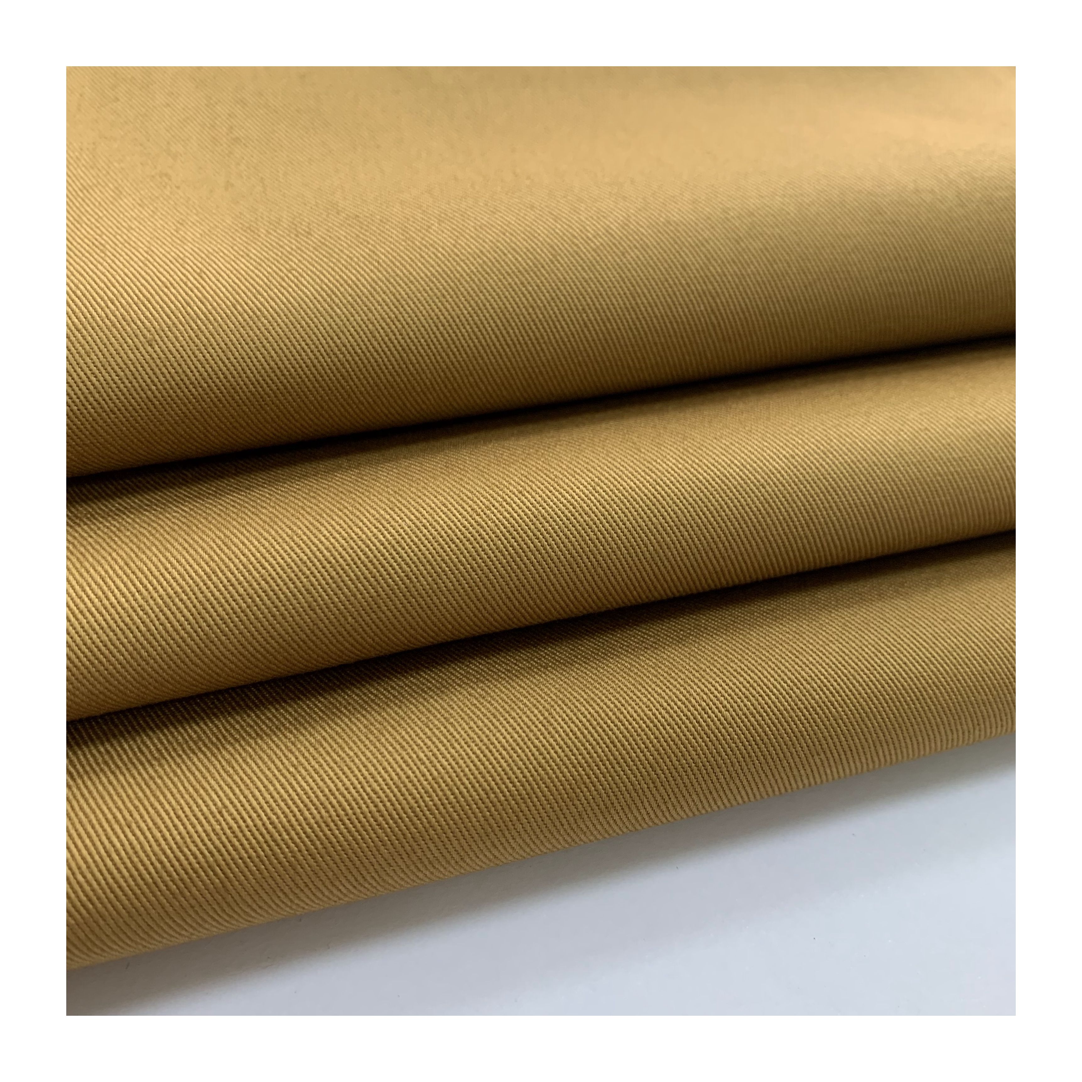 china supplier 100 Cotton Solid Fine Cotton Twill Peach Finish for Pants Woven Fabric comfortable soft touching textile