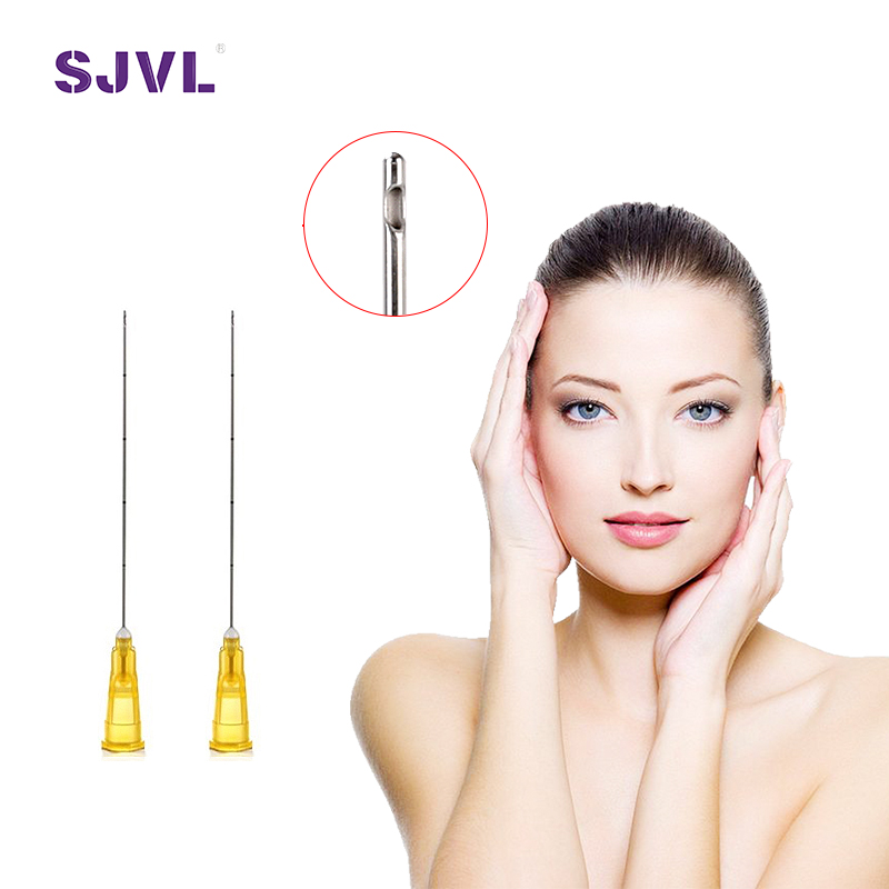 Заводская цена Blunt Cannula 25 г X 50 мм микро Cannula игла для наполнителей с гиалуроновой кислотой