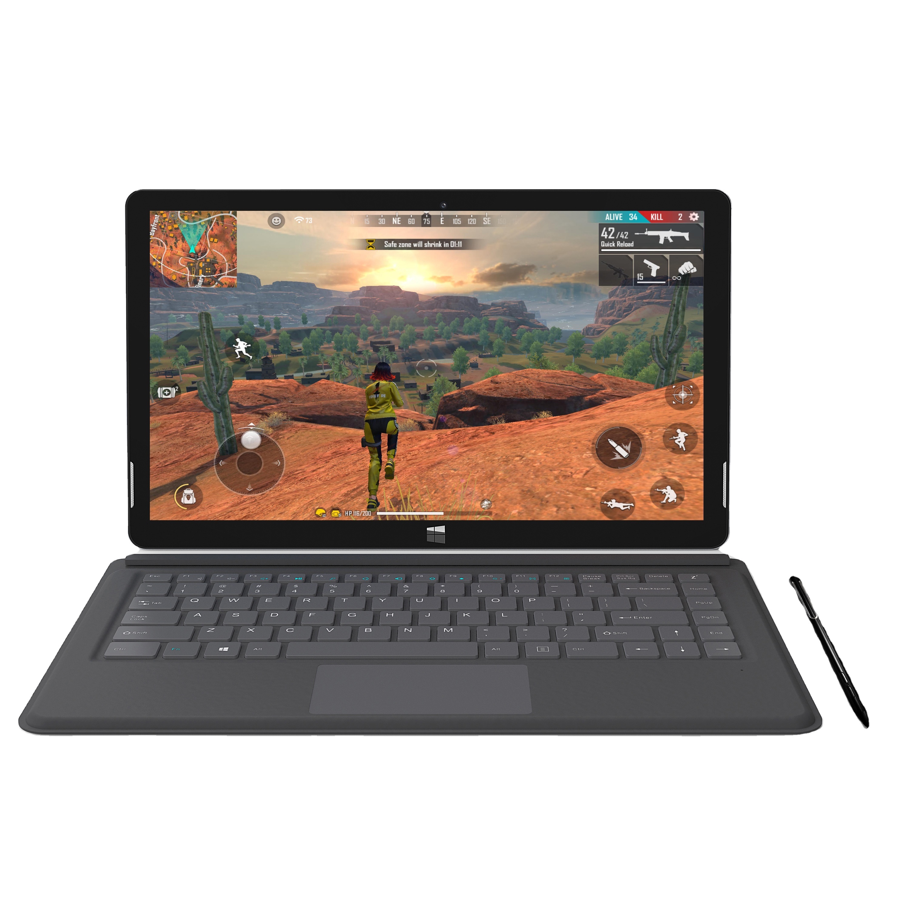 XIDU 13,3 дюймов 1080P IPS 6 ГБ + 128 Гб SSD сенсорный экран Съемная клавиатура Стилус дешевые игровой ноутбук