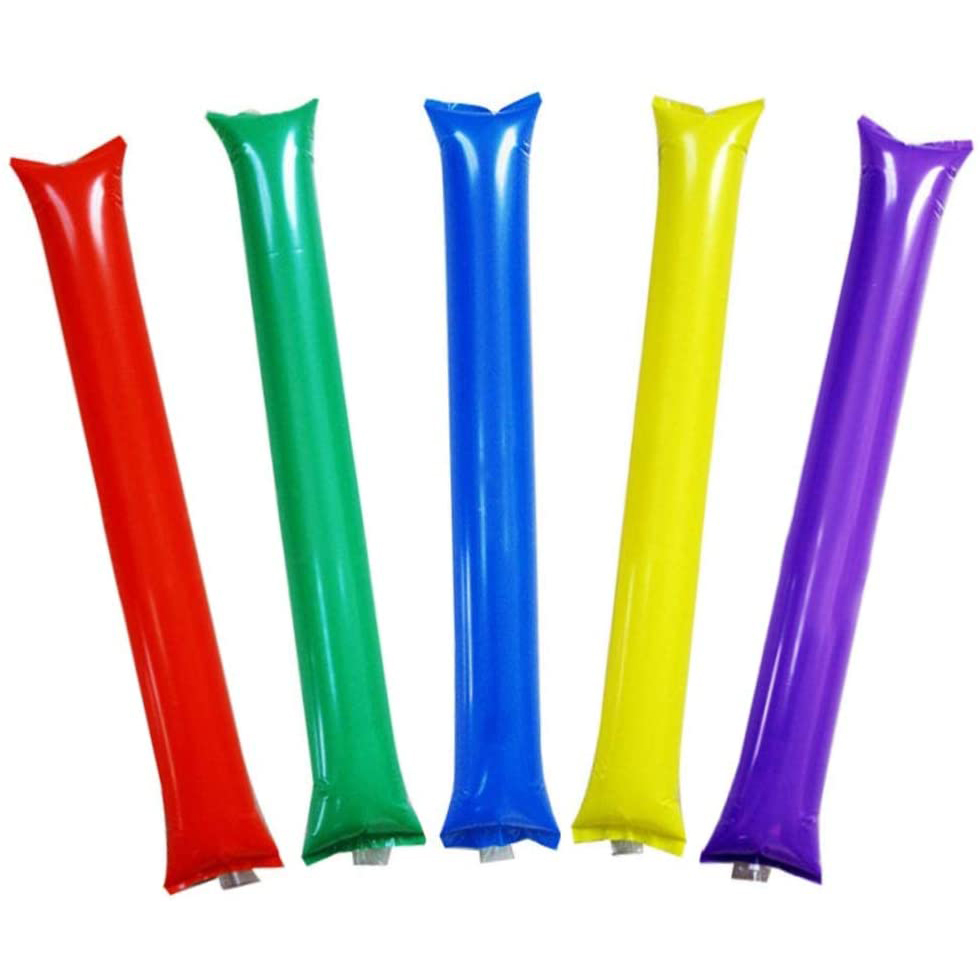 Pair of Bang Bang Sticks Party Promotional Balloon Sticks Inflatable Toys Noise Maker Cheering Sticks For Sport Event