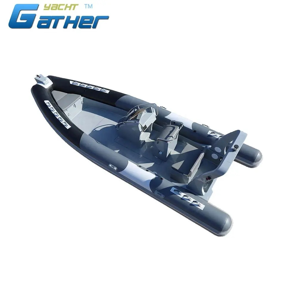 Gather Yacht 22ft inflatable boat Cheap price RIB680