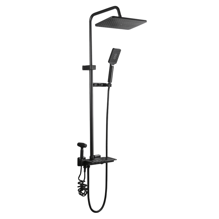 Modern design bathroom wall multifunctional bath electronic faucet Shower Sets