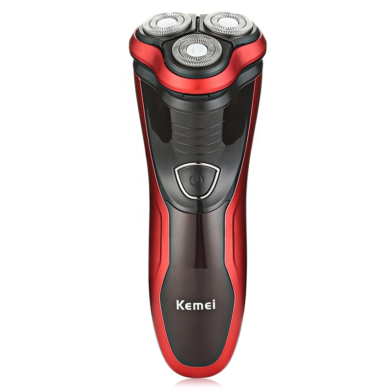 Kemei-9013 Электрический wasbare бритва аккумуляторная роторная для мужчин бритва с 3D бритвенные головки удаления волос Scheren машина