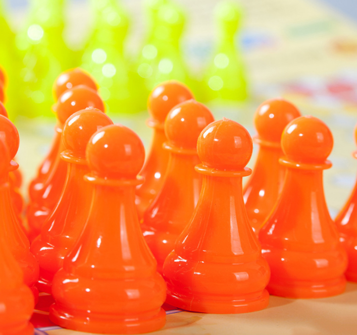 35*21mm High Quality Multicolor Tabletop Plastic Chess Piece Board Game Pawn