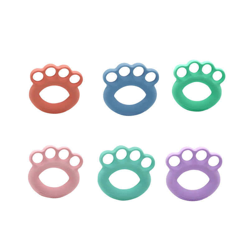 Hot Sale Popular Grip Pressure Release Finger Silicone Hand Grips Ring Training Creative Grip Hand- muscle Developer