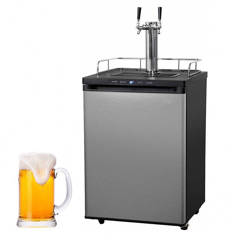 Низкая заводская цена, домашний пивоваренный двойной кран kegerator, пивной диспенсер, холодный пивоваренный кофе kegerator по заводской цене