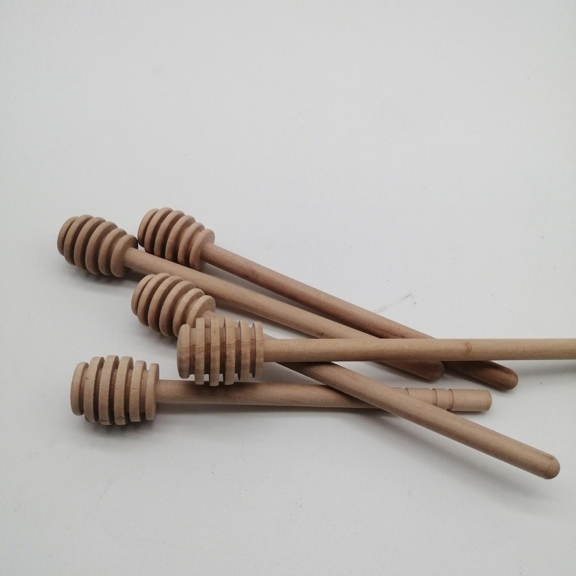 Cheap Price Screw Top Acacia Glass Honey Jars With Wood Dipper
