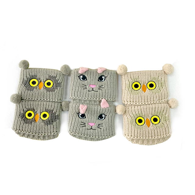 Manufacturers provide acrylic fiber thickened leg warmers ladies knitted leg warmers