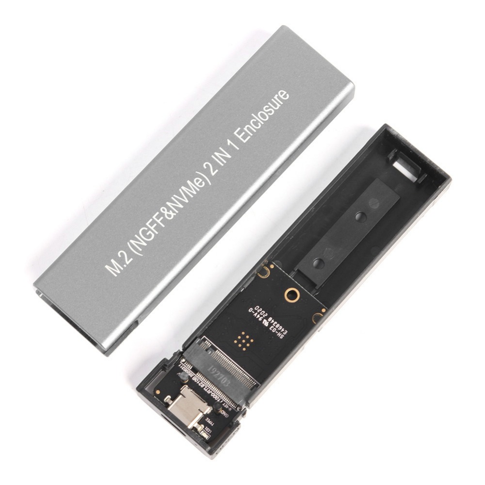 Корпус M2 SSD NVME, корпус M.2 на USB Type C 3,1, адаптер SSD, ключ M/B