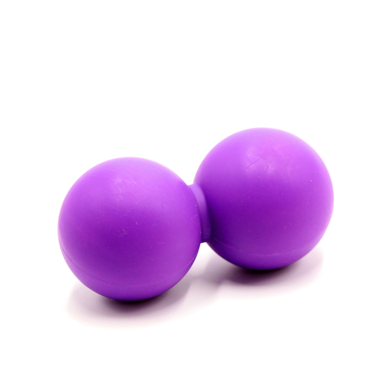 Wholesale New Non-toxic Eco Silicone Double Peanut Lacrosse massage ball