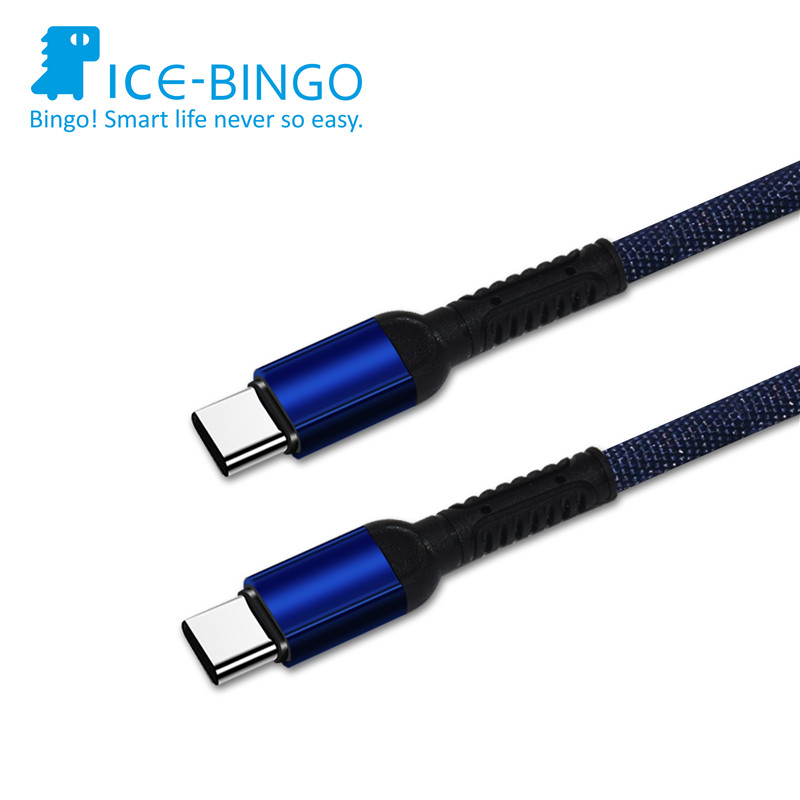 Кабель для быстрой зарядки мобильного телефона с разъемами Usb Type-C и Usb Type-C