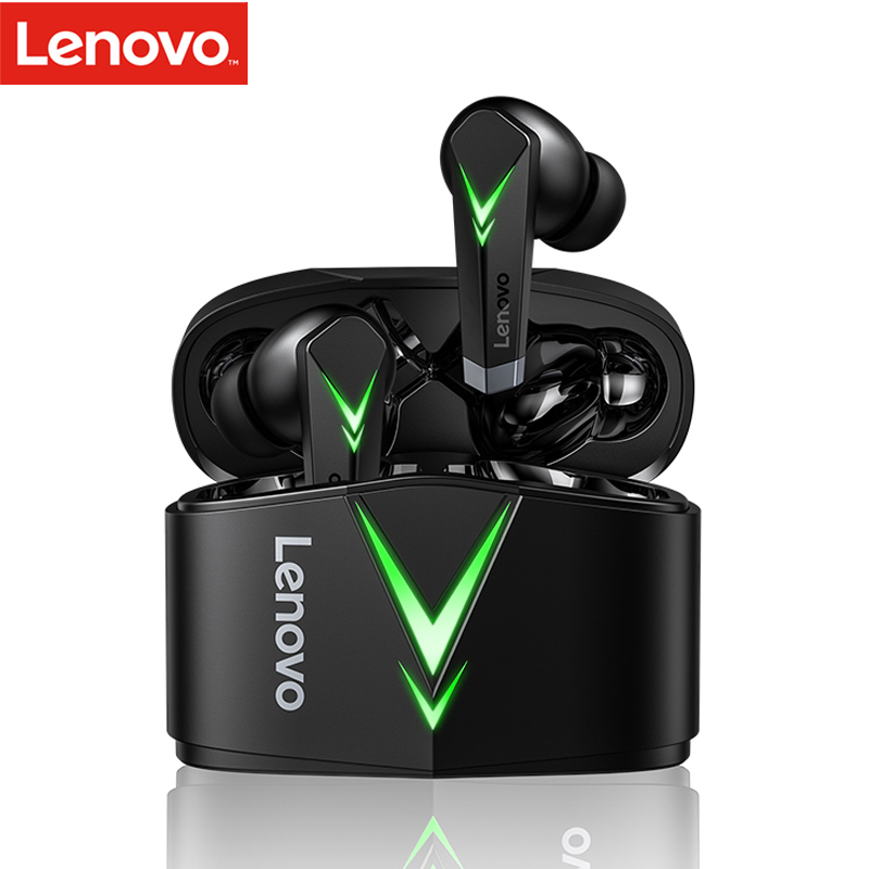 Беспроводные наушники Lenovo Live Pods LP6, TWS Игровые наушники BT5.0, игровая Спортивная гарнитура с низкой задержкой и микрофоном, 3D стерео бас