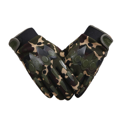 Riding breathable gloves motorcycle outdoor sports gloves mountaineering men camouflage full finger gloves