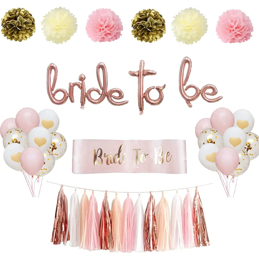 Bachelorette Party supplies bride to be banner kit