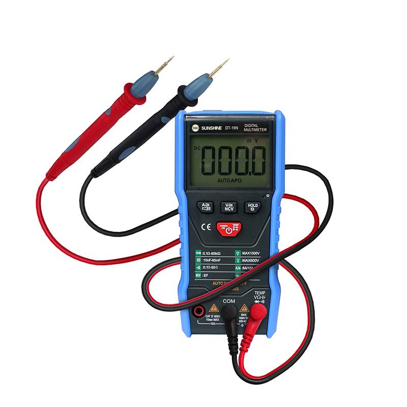 SUNSHINE DT-19N Mini Pocket Multi Meter Digital Multimeter Tester Smart Meter Mobile Phone Repair