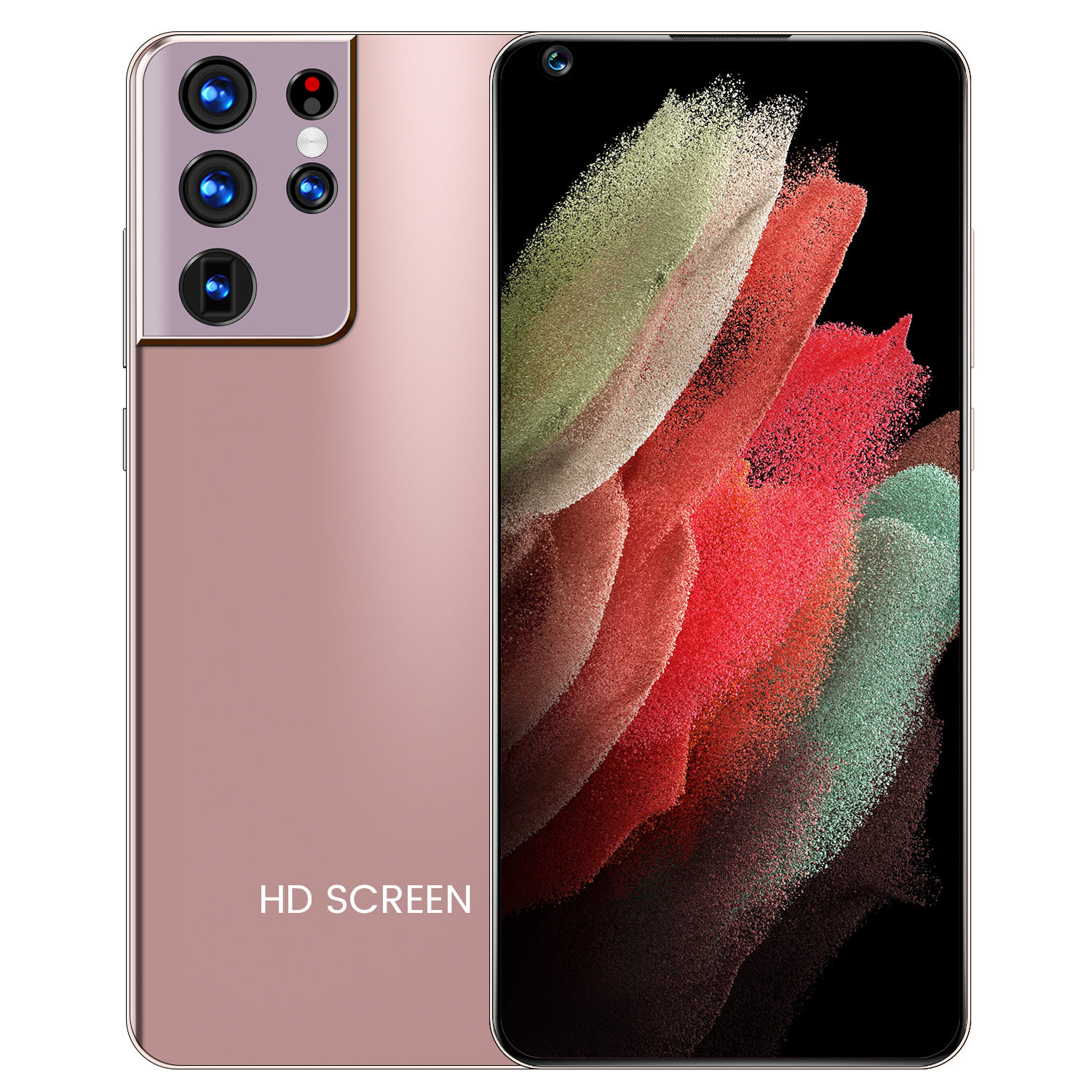 Android смартфон S21ultra MTK6889 10-ядерный 7,3 дюймов HD 1440*3200 12 Гб + 512 Гб 24MP + 48MP 5800 мач Android 10,0 5g чехол для мобильного телефона