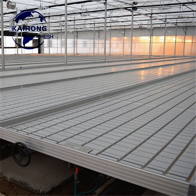High Quality Grow Trays Ebb And Flow Rolling Bench Growing Table For Greenhouse