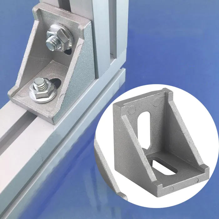 Factory Supply High Quality Aluminum Bracket Corner Right Angle Brackets For 6060 Aluminum Profile