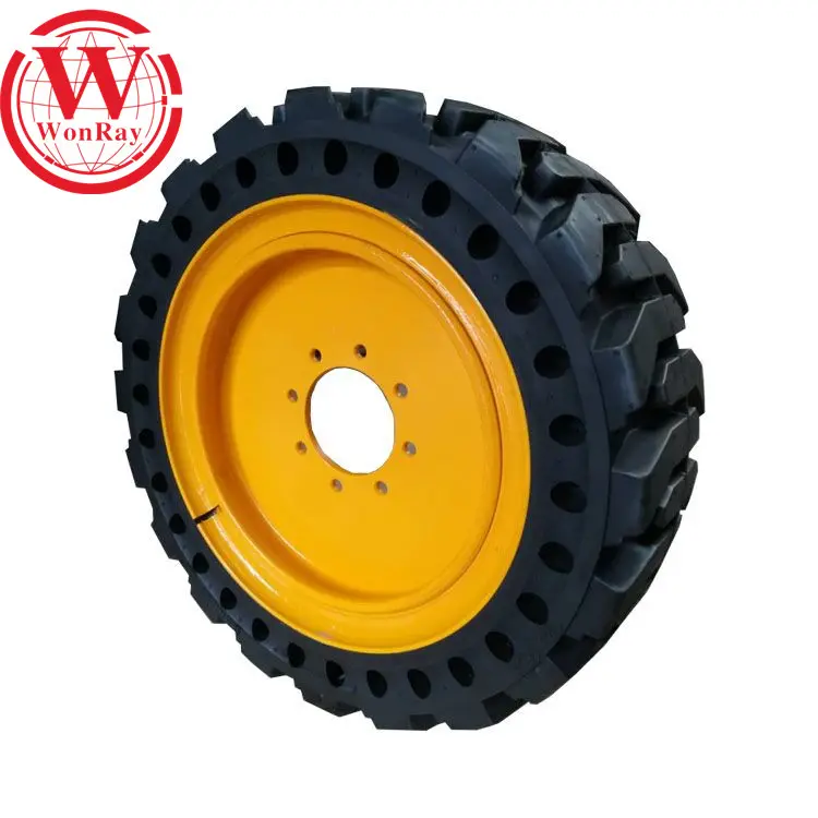 China Solid bc OTR Black Skid Steer Tire 10.16.5 12-16.5 10-16.5 on Rims