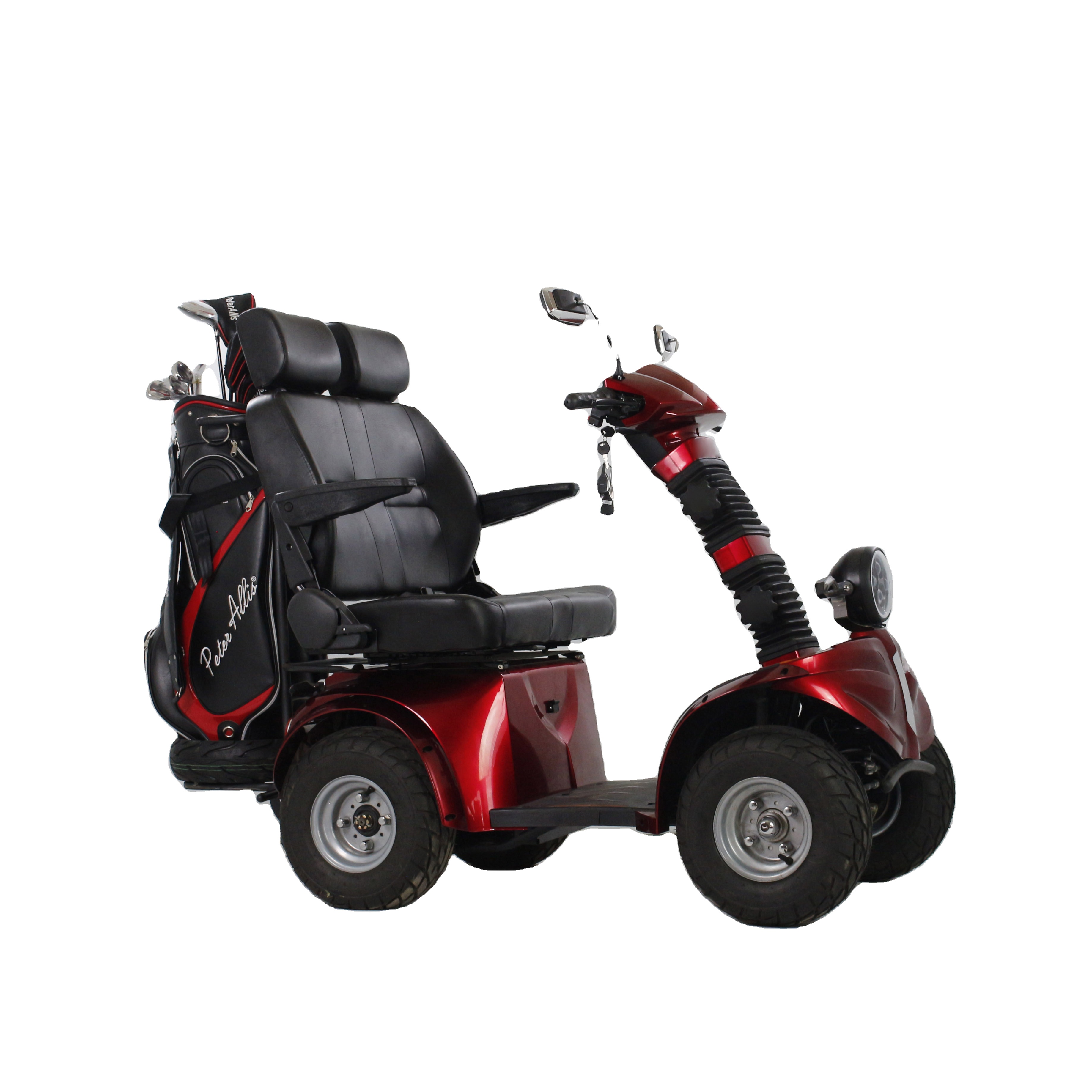 China New Arrival Cheap Fat Tire Sports 2 Seater Golf Cart Electric Moped