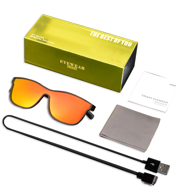Wireless Smart Glasses KY03 Eyeglasses Polarized Sunlens BT Calling Music Waterproof Smart Eyewear for Women Men Sunglasses